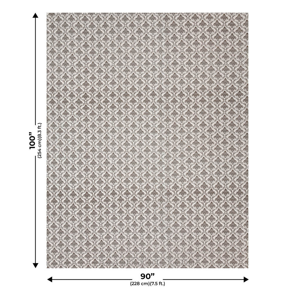 Ethnic Royal Brown Double Bed Dohar Blanket